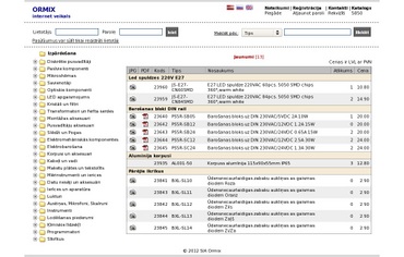 Elektronika veikals, Ormix, SIA